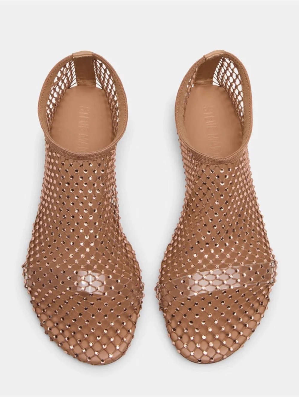 ✨AKIRA Glitter Mesh Ankle Sock Sandals✨ - Picture 3 of 7